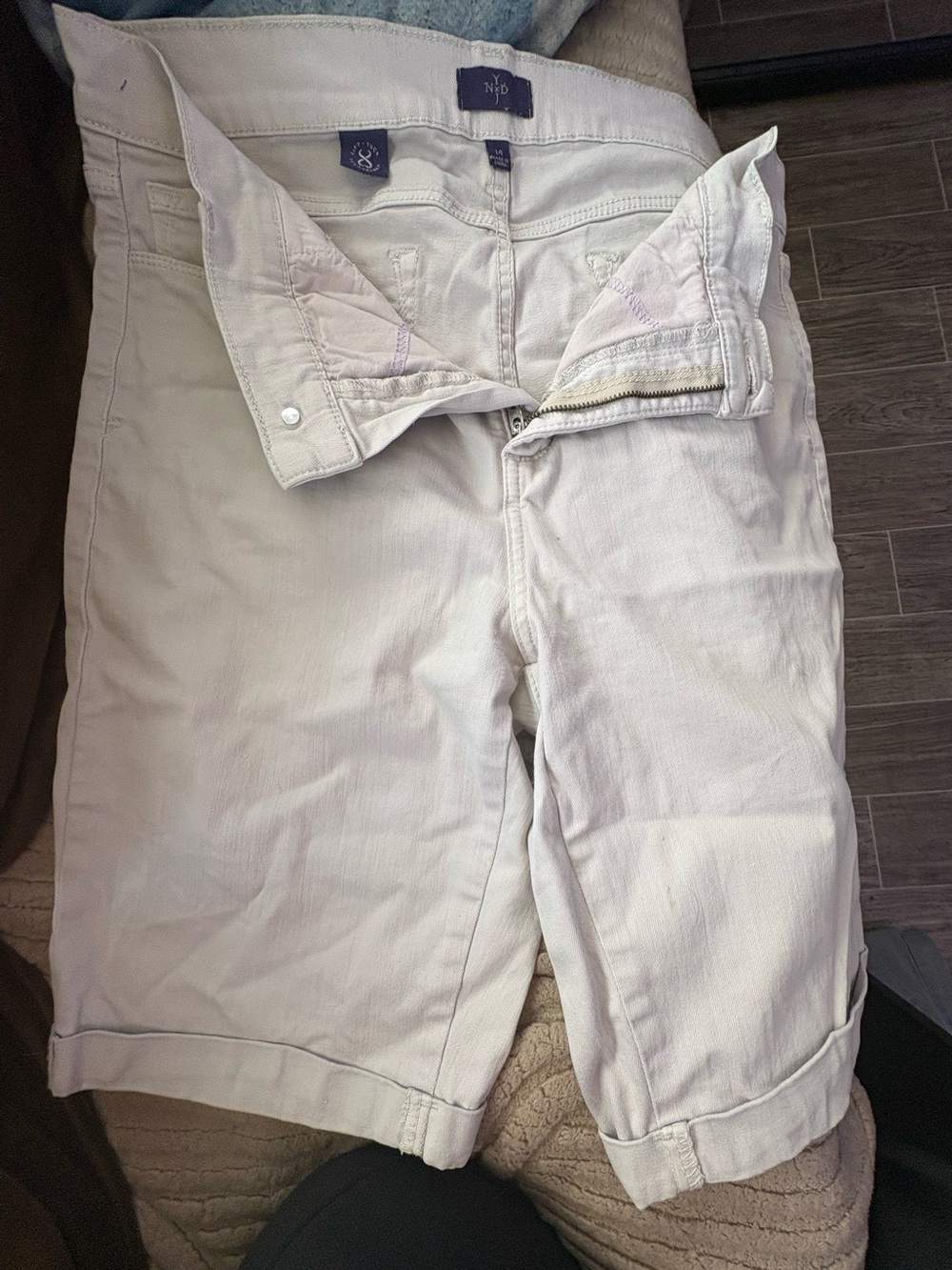 NYDJ Light beige Casual Shorts